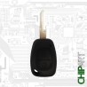 RENAULT CHAVE 2 BOTÕES 433MHZ PCF7946 ID46 VAC102