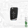 XHORSE VAG 3BOTÕES 433MHZ XT27 S/LÂMINA