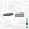 CONECTOR 1MM DIP V ASSY 14P