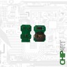 BMW PLACA PCB 3 BOTÕES 433MHZ ID44 PCF7935 SEM LÂMINA