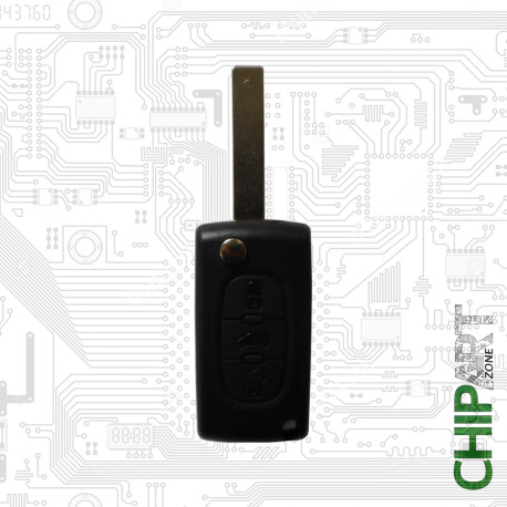 CITROEN CHAVE 3BOTOES 433MHZ HU83 FSK