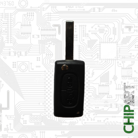 PEUGEOT CHAVE 2BOTÕES 433MHZ HU83 ASK