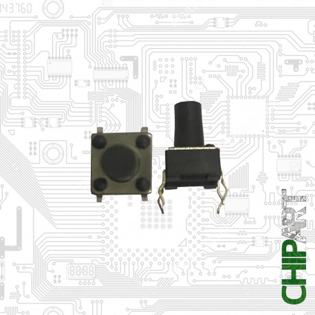 CHIPART.PT - 0205-002 - Botão 6x6x6 (mm)
