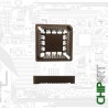 CHIPART.PT - 0303-010 - SOCKET CI PLCC44 PINOS - SMD
