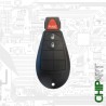CHRYSLER CHAVE 3 BOTÕES 433MHZ PCF7941 ID46