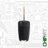 OPEL CHAVE 3 BOTÕES 433MHZ PCF7946 ID46 HU100MH
