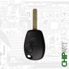 RENAULT CHAVE 2 BOTÕES 433MHZ PCF7947 VA2 / VA6